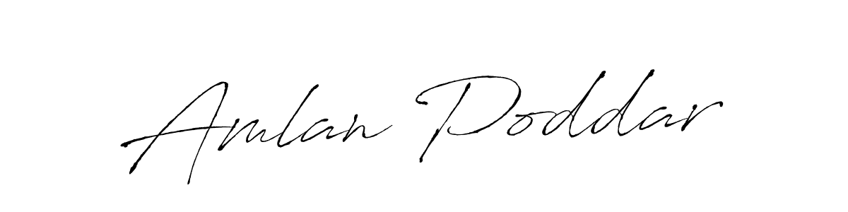 Also we have Amlan Poddar name is the best signature style. Create professional handwritten signature collection using Antro_Vectra autograph style. Amlan Poddar signature style 6 images and pictures png