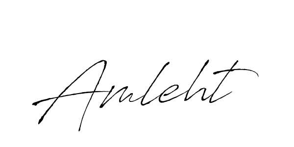 How to make Amleht name signature. Use Antro_Vectra style for creating short signs online. This is the latest handwritten sign. Amleht signature style 6 images and pictures png