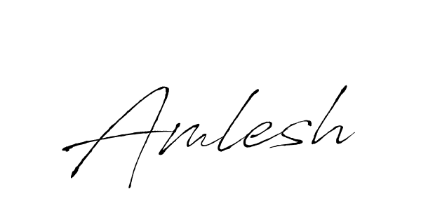 Create a beautiful signature design for name Amlesh. With this signature (Antro_Vectra) fonts, you can make a handwritten signature for free. Amlesh signature style 6 images and pictures png