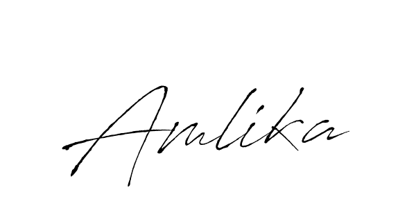 How to make Amlika name signature. Use Antro_Vectra style for creating short signs online. This is the latest handwritten sign. Amlika signature style 6 images and pictures png