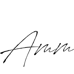 Amm stylish signature style. Best Handwritten Sign (Antro_Vectra) for my name. Handwritten Signature Collection Ideas for my name Amm. Amm signature style 6 images and pictures png