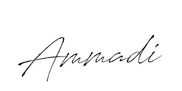 Make a beautiful signature design for name Ammadi. With this signature (Antro_Vectra) style, you can create a handwritten signature for free. Ammadi signature style 6 images and pictures png