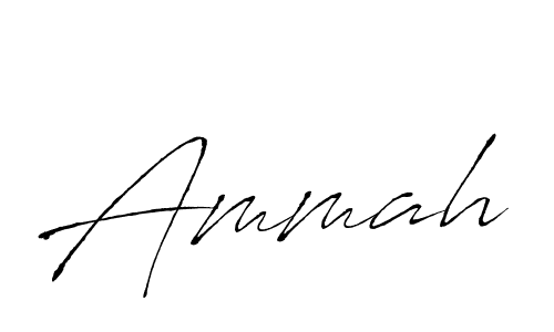 Use a signature maker to create a handwritten signature online. With this signature software, you can design (Antro_Vectra) your own signature for name Ammah. Ammah signature style 6 images and pictures png