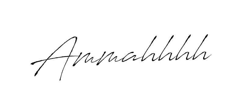 Use a signature maker to create a handwritten signature online. With this signature software, you can design (Antro_Vectra) your own signature for name Ammahhhh. Ammahhhh signature style 6 images and pictures png