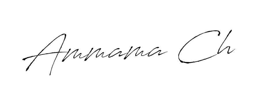 Use a signature maker to create a handwritten signature online. With this signature software, you can design (Antro_Vectra) your own signature for name Ammama Ch. Ammama Ch signature style 6 images and pictures png