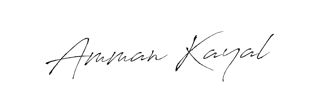 Use a signature maker to create a handwritten signature online. With this signature software, you can design (Antro_Vectra) your own signature for name Amman Kayal. Amman Kayal signature style 6 images and pictures png