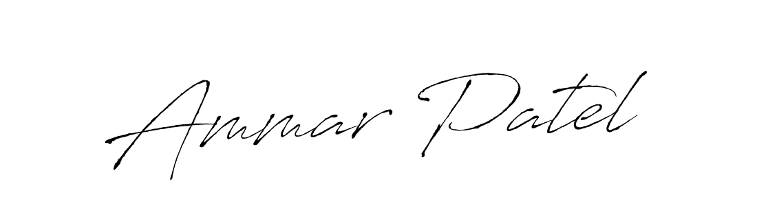 Also You can easily find your signature by using the search form. We will create Ammar Patel name handwritten signature images for you free of cost using Antro_Vectra sign style. Ammar Patel signature style 6 images and pictures png