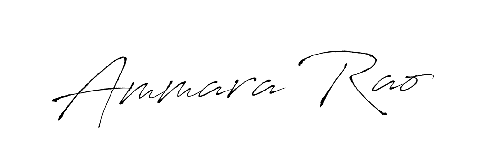 Design your own signature with our free online signature maker. With this signature software, you can create a handwritten (Antro_Vectra) signature for name Ammara Rao. Ammara Rao signature style 6 images and pictures png