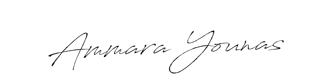 Also we have Ammara Younas name is the best signature style. Create professional handwritten signature collection using Antro_Vectra autograph style. Ammara Younas signature style 6 images and pictures png