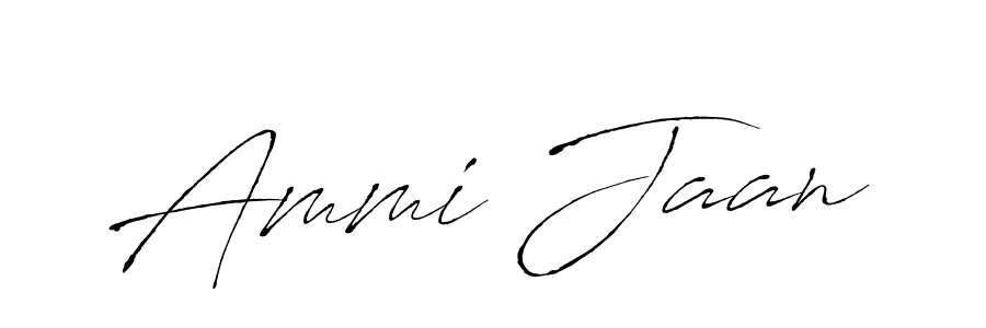 Create a beautiful signature design for name Ammi Jaan. With this signature (Antro_Vectra) fonts, you can make a handwritten signature for free. Ammi Jaan signature style 6 images and pictures png