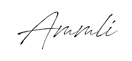 Quickly download Ammli name signature in high-resolution PNG using Antro_Vectra style. Ready to insert into PDFs and online applications. Ammli signature style 6 images and pictures png