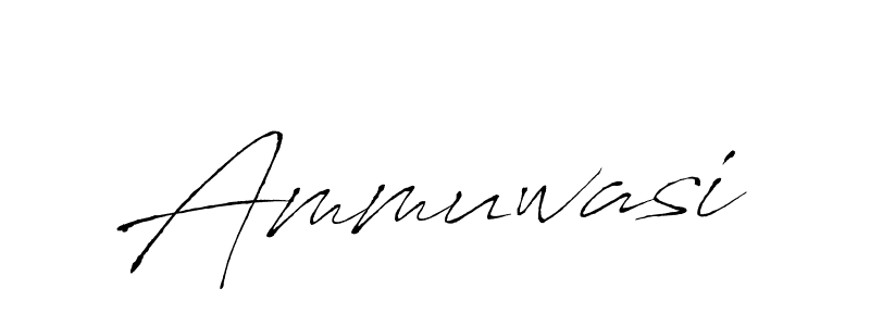 Create a beautiful signature design for name Ammuwasi. With this signature (Antro_Vectra) fonts, you can make a handwritten signature for free. Ammuwasi signature style 6 images and pictures png