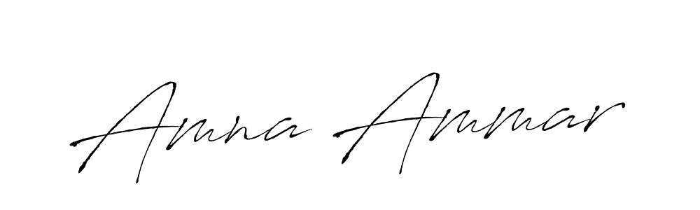 Also You can easily find your signature by using the search form. We will create Amna Ammar name handwritten signature images for you free of cost using Antro_Vectra sign style. Amna Ammar signature style 6 images and pictures png