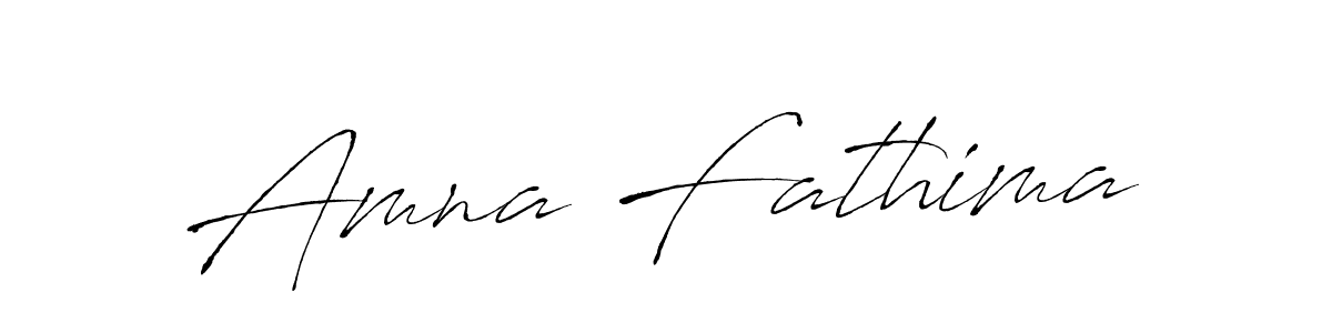 Amna Fathima stylish signature style. Best Handwritten Sign (Antro_Vectra) for my name. Handwritten Signature Collection Ideas for my name Amna Fathima. Amna Fathima signature style 6 images and pictures png