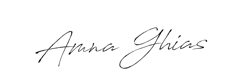 Also we have Amna Ghias name is the best signature style. Create professional handwritten signature collection using Antro_Vectra autograph style. Amna Ghias signature style 6 images and pictures png