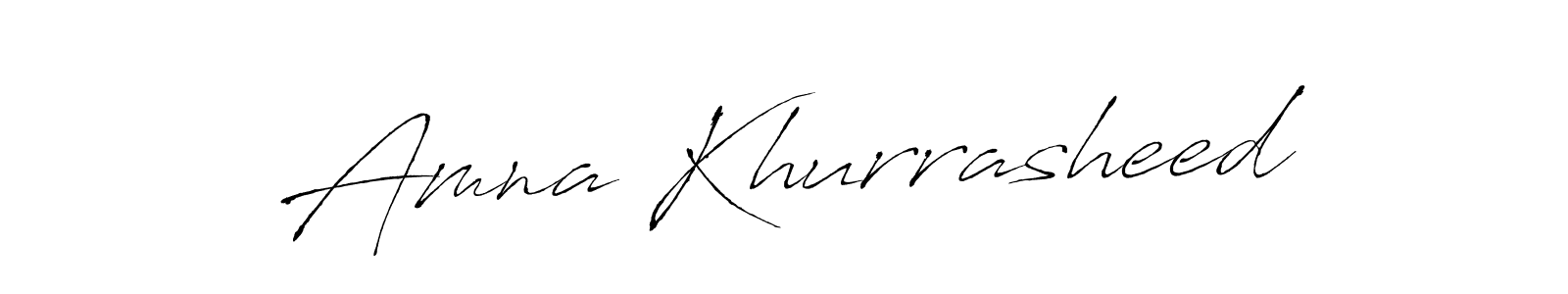 It looks lik you need a new signature style for name Amna Khurrasheed. Design unique handwritten (Antro_Vectra) signature with our free signature maker in just a few clicks. Amna Khurrasheed signature style 6 images and pictures png