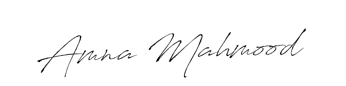 The best way (Antro_Vectra) to make a short signature is to pick only two or three words in your name. The name Amna Mahmood include a total of six letters. For converting this name. Amna Mahmood signature style 6 images and pictures png