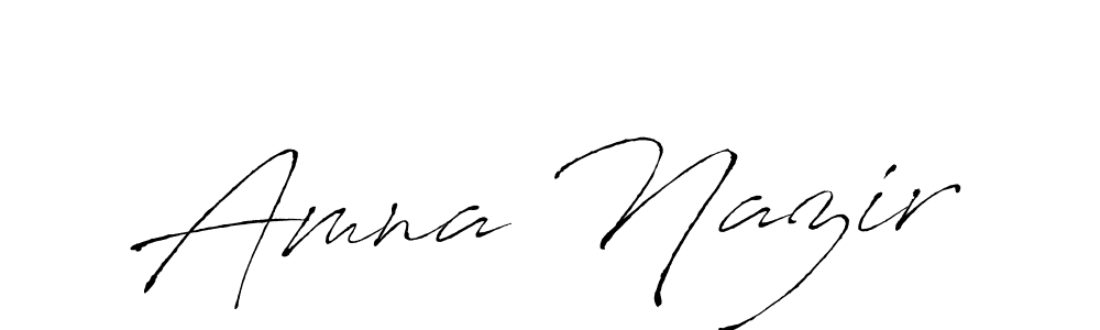 You can use this online signature creator to create a handwritten signature for the name Amna Nazir. This is the best online autograph maker. Amna Nazir signature style 6 images and pictures png