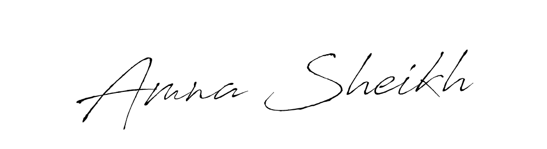 if you are searching for the best signature style for your name Amna Sheikh. so please give up your signature search. here we have designed multiple signature styles  using Antro_Vectra. Amna Sheikh signature style 6 images and pictures png