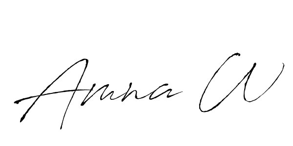 How to Draw Amna W signature style? Antro_Vectra is a latest design signature styles for name Amna W. Amna W signature style 6 images and pictures png