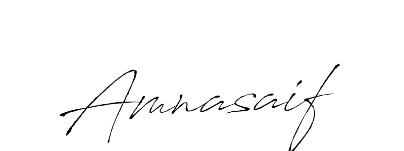 Use a signature maker to create a handwritten signature online. With this signature software, you can design (Antro_Vectra) your own signature for name Amnasaif. Amnasaif signature style 6 images and pictures png