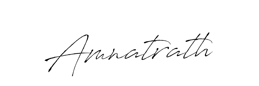 Make a beautiful signature design for name Amnatrath. With this signature (Antro_Vectra) style, you can create a handwritten signature for free. Amnatrath signature style 6 images and pictures png