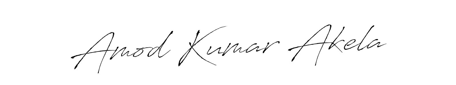 Amod Kumar Akela stylish signature style. Best Handwritten Sign (Antro_Vectra) for my name. Handwritten Signature Collection Ideas for my name Amod Kumar Akela. Amod Kumar Akela signature style 6 images and pictures png