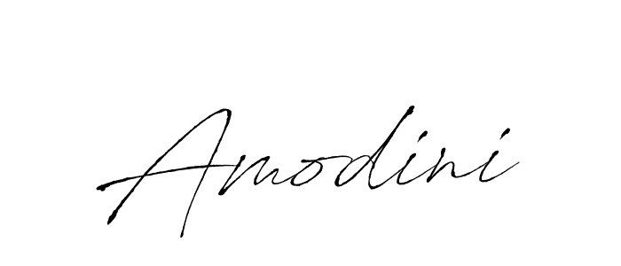 Make a beautiful signature design for name Amodini. With this signature (Antro_Vectra) style, you can create a handwritten signature for free. Amodini signature style 6 images and pictures png