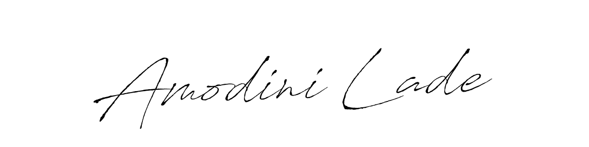 Antro_Vectra is a professional signature style that is perfect for those who want to add a touch of class to their signature. It is also a great choice for those who want to make their signature more unique. Get Amodini Lade name to fancy signature for free. Amodini Lade signature style 6 images and pictures png