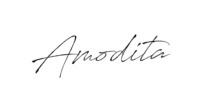 Use a signature maker to create a handwritten signature online. With this signature software, you can design (Antro_Vectra) your own signature for name Amodita. Amodita signature style 6 images and pictures png