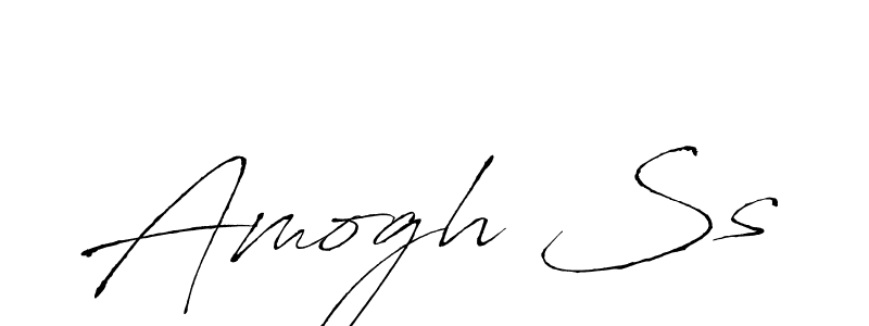 How to make Amogh Ss signature? Antro_Vectra is a professional autograph style. Create handwritten signature for Amogh Ss name. Amogh Ss signature style 6 images and pictures png