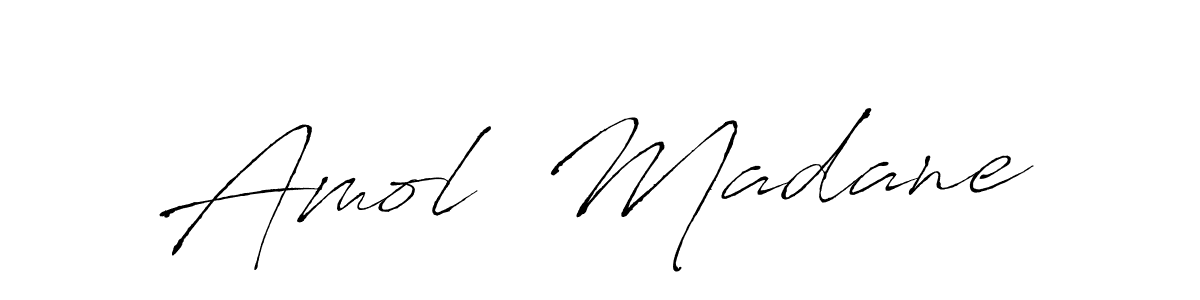 Design your own signature with our free online signature maker. With this signature software, you can create a handwritten (Antro_Vectra) signature for name Amol  Madane. Amol  Madane signature style 6 images and pictures png