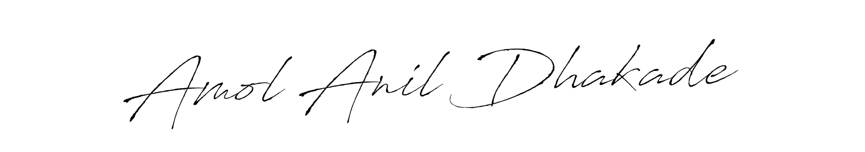 Also we have Amol Anil Dhakade name is the best signature style. Create professional handwritten signature collection using Antro_Vectra autograph style. Amol Anil Dhakade signature style 6 images and pictures png