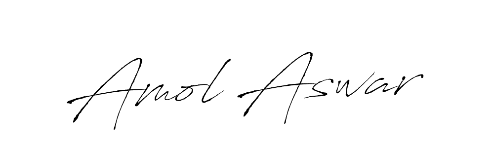 Use a signature maker to create a handwritten signature online. With this signature software, you can design (Antro_Vectra) your own signature for name Amol Aswar. Amol Aswar signature style 6 images and pictures png