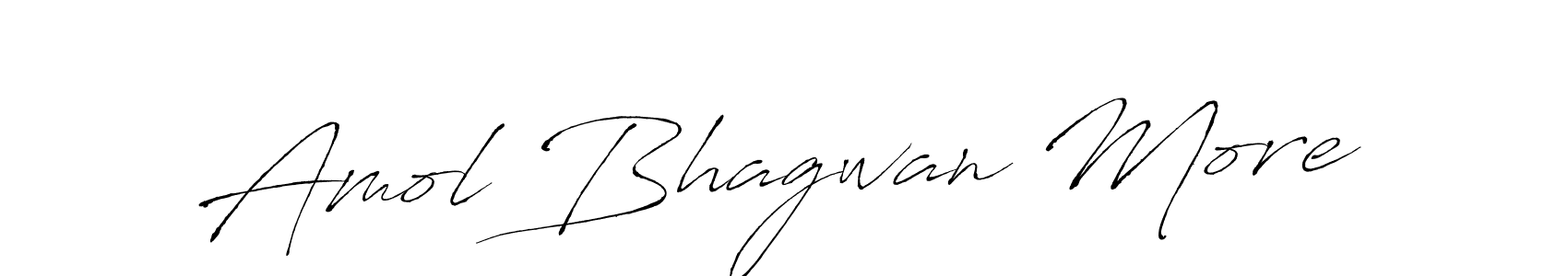 Create a beautiful signature design for name Amol Bhagwan More. With this signature (Antro_Vectra) fonts, you can make a handwritten signature for free. Amol Bhagwan More signature style 6 images and pictures png