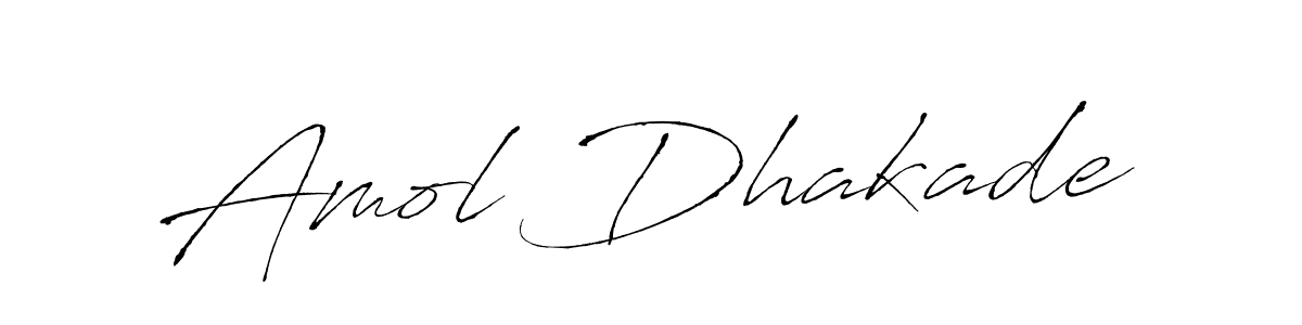 Make a beautiful signature design for name Amol Dhakade. With this signature (Antro_Vectra) style, you can create a handwritten signature for free. Amol Dhakade signature style 6 images and pictures png