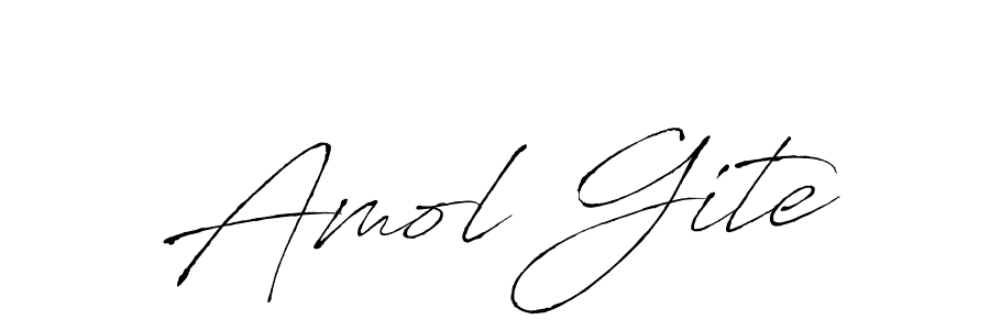 You should practise on your own different ways (Antro_Vectra) to write your name (Amol Gite) in signature. don't let someone else do it for you. Amol Gite signature style 6 images and pictures png