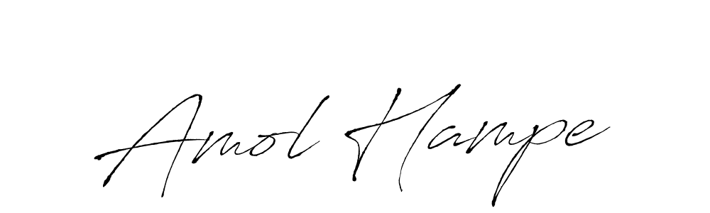 You should practise on your own different ways (Antro_Vectra) to write your name (Amol Hampe) in signature. don't let someone else do it for you. Amol Hampe signature style 6 images and pictures png