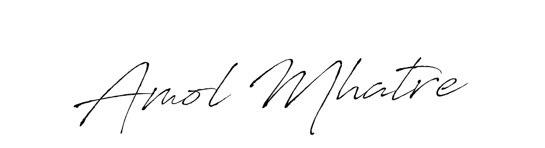 How to make Amol Mhatre signature? Antro_Vectra is a professional autograph style. Create handwritten signature for Amol Mhatre name. Amol Mhatre signature style 6 images and pictures png