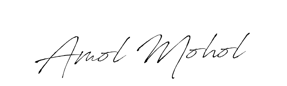 How to make Amol Mohol signature? Antro_Vectra is a professional autograph style. Create handwritten signature for Amol Mohol name. Amol Mohol signature style 6 images and pictures png