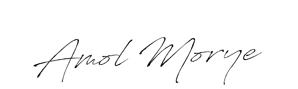 You should practise on your own different ways (Antro_Vectra) to write your name (Amol Morye) in signature. don't let someone else do it for you. Amol Morye signature style 6 images and pictures png