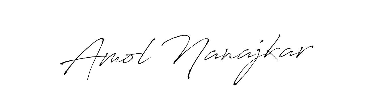 Make a short Amol Nanajkar signature style. Manage your documents anywhere anytime using Antro_Vectra. Create and add eSignatures, submit forms, share and send files easily. Amol Nanajkar signature style 6 images and pictures png