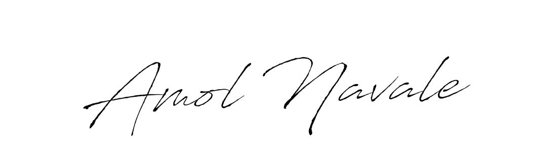 Make a beautiful signature design for name Amol Navale. With this signature (Antro_Vectra) style, you can create a handwritten signature for free. Amol Navale signature style 6 images and pictures png