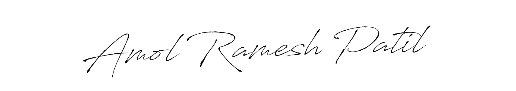 Create a beautiful signature design for name Amol Ramesh Patil. With this signature (Antro_Vectra) fonts, you can make a handwritten signature for free. Amol Ramesh Patil signature style 6 images and pictures png