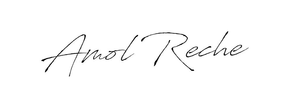 Amol Reche stylish signature style. Best Handwritten Sign (Antro_Vectra) for my name. Handwritten Signature Collection Ideas for my name Amol Reche. Amol Reche signature style 6 images and pictures png