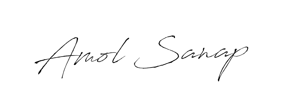 How to make Amol Sanap signature? Antro_Vectra is a professional autograph style. Create handwritten signature for Amol Sanap name. Amol Sanap signature style 6 images and pictures png