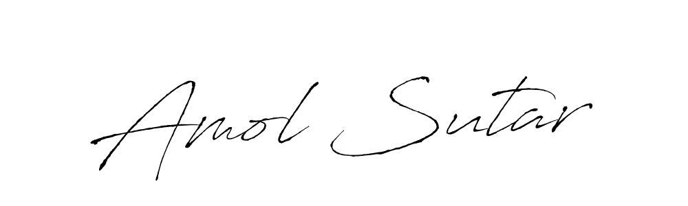 The best way (Antro_Vectra) to make a short signature is to pick only two or three words in your name. The name Amol Sutar include a total of six letters. For converting this name. Amol Sutar signature style 6 images and pictures png