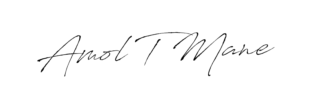 Antro_Vectra is a professional signature style that is perfect for those who want to add a touch of class to their signature. It is also a great choice for those who want to make their signature more unique. Get Amol T Mane name to fancy signature for free. Amol T Mane signature style 6 images and pictures png