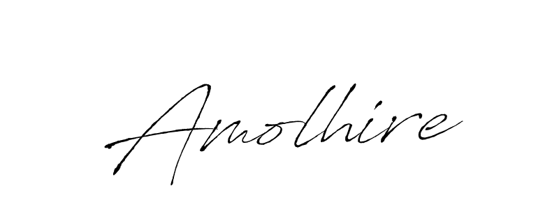Design your own signature with our free online signature maker. With this signature software, you can create a handwritten (Antro_Vectra) signature for name Amolhire. Amolhire signature style 6 images and pictures png