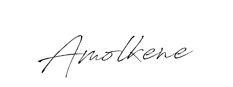 Design your own signature with our free online signature maker. With this signature software, you can create a handwritten (Antro_Vectra) signature for name Amolkene. Amolkene signature style 6 images and pictures png
